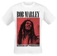 Marley,  Bob - Songs Of Freedom - T-shirt - Mannen - wit