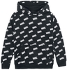 Marvel - Kids - Logo - Trui met capuchon - Unisex - zwart