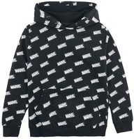 Marvel - Kids - Logo - Trui met capuchon - Unisex - zwart