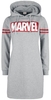 Marvel - Logo - Medium-lengte jurk - Vrouwen - grijs gemêleerd