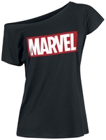 Marvel - Logo - T-shirt - Vrouwen - zwart