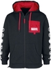Marvel - Logos - Vest met capuchon - Mannen - zwart