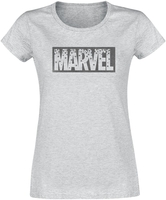 Marvel - Star Logo - T-shirt - Vrouwen - grijs
