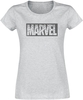 Marvel - Star Logo - T-shirt - Vrouwen - grijs