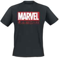 Marvel Comics - Marvel Logo - T-shirt - Mannen - zwart