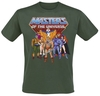 Masters Of The Universe - He-Man - Group - T-shirt - Mannen - groen