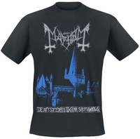 Mayhem - De Mysteriis Dom Sathanas - T-shirt - Mannen - zwart