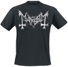 Mayhem - Distressed Logo - T-shirt - Mannen - zwart