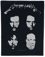 Metallica - Black Album - Embleem - Unisex - zwart wit