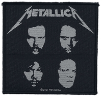 Metallica - Black Album - Patch - Unisex - zwart wit