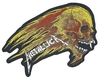 Metallica - Flaming Skull - Patch - Unisex - meerkleurig