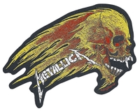 Metallica - Flaming Skull - Patch - Unisex - meerkleurig