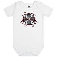 Metallica - Metal-Kids - Crosshorns - Body - Unisex - wit