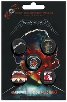 Metallica - Mix - Badge - Unisex - meerkleurig