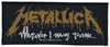 Metallica - Wherever I May Roam - Patch - Unisex - zwart wit geel