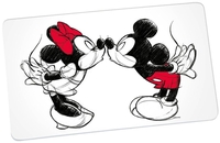 Mickey & Minnie Mouse - Kiss Sketch - Ontbijtplank - Unisex - meerkleurig