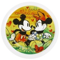 Mickey & Minnie Mouse - Micky & Minnie - Pizza-Teller Set - Bord - Unisex - meerkleurig