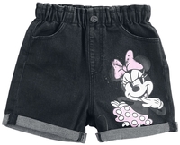 Mickey & Minnie Mouse - Minnie Mouse - Shorts - Vrouwen - black denim