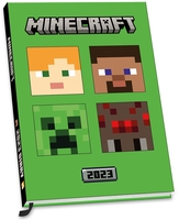 Minecraft - A5 2023 agenda - Kalenderboek - Unisex - meerkleurig
