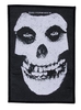 Misfits - Skull - Patch - Unisex - zwart wit