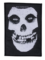 Misfits - Skull - Patch - Unisex - zwart wit
