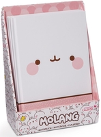 Molang - Molang Notizbuch - Notebook - Vrouwen - wit roze