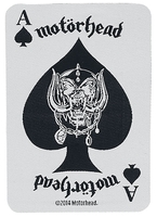 Motörhead - Ace Of Spades Card - Patch - Unisex - wit zwart