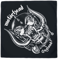 Motörhead - England - Bandana - Bandana - Unisex - zwart wit