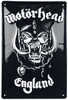 Motörhead - England - Plaatmetalen borden - Unisex - multicolor