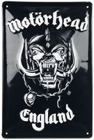 Motörhead - England - Plaatmetalen borden - Unisex - multicolor
