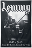 Motörhead - Lemmy - Lived To Win - Vlag - Unisex - meerkleurig