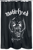 Motörhead - Warpig - Douchegordijn - Unisex - zwart wit