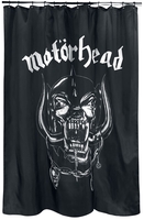 Motörhead - Warpig - Douchegordijn - Unisex - zwart wit
