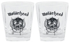 Motörhead - Whiskey Glas-Set - Whiskeyglas - Unisex - transparant