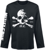 Mötley Crüe - Orbit Skull - Shirt met lange mouwen - Mannen - zwart