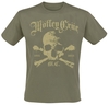 Mötley Crüe - Orbit Skull - T-shirt - Mannen - kaki
