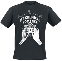 My Chemical Romance - Skeleton Planchette - T-shirt - Mannen - zwart