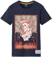 name it - Nob - Live Music Is Better - T-shirt - Mannen - navy