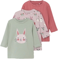 name it - Noma Girls set van 3 - Shirt met lange mouwen - Vrouwen - meerkleurig