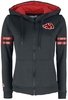 Naruto - Akatsuki Member - Vest met capuchon - Vrouwen - zwart rood