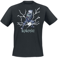 Naruto - Kakashi - T-shirt - Mannen - zwart