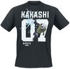 Naruto - Kakashi - T-shirt - Mannen - zwart