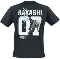 Naruto - Kakashi - T-shirt - Mannen - zwart