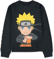 Naruto - Kids - Shippuden - Naruto Uzumaki - Sweatshirt - Unisex - zwart