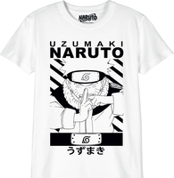 Naruto - Kids - Uzumaki - T-shirt - Unisex - wit