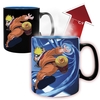 Naruto - Naruto & Sasuke - Mok met thermisch effect - Kop - Unisex - meerkleurig