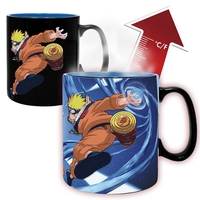 Naruto - Naruto & Sasuke - Mok met thermisch effect - Kop - Unisex - meerkleurig