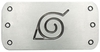 Naruto - Shippuden - Konoha Symbol Magnet - Koelkastmagneet - Unisex - zilverkleurig