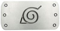 Naruto - Shippuden - Konoha Symbol Magnet - Koelkastmagneet - Unisex - zilverkleurig