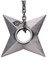 Naruto - Shippuden - Shuriken Konoha - Sleutelhanger - Unisex - multicolor